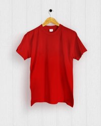 吸水速乾素材Tシャツ　赤