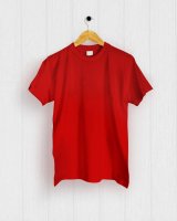 画像: 吸水速乾素材Tシャツ　赤